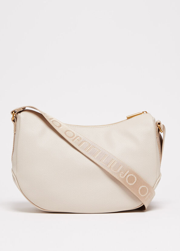 Beige Women's Liu Jo Eco-Friendly Shoulder Bags | LCM-673459