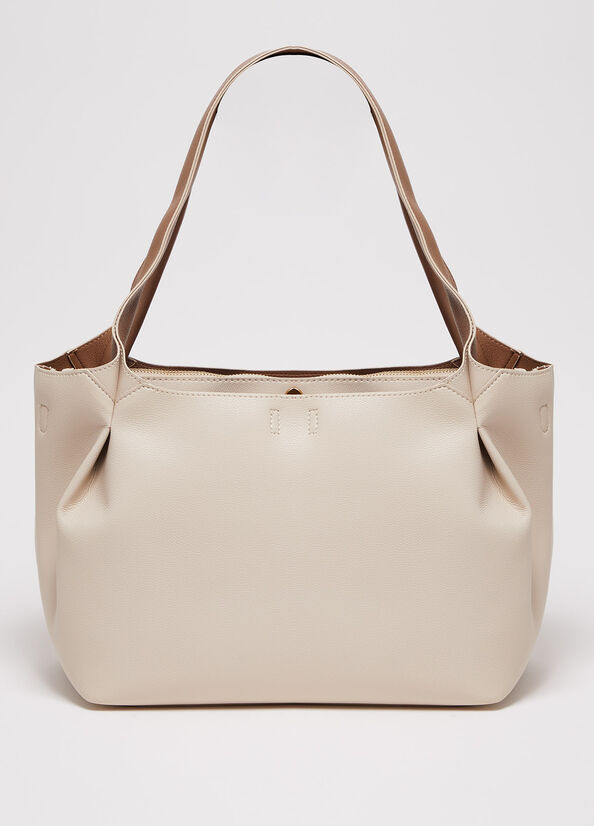 Beige Women's Liu Jo With Logo Shoulder Bags | FEG-830741