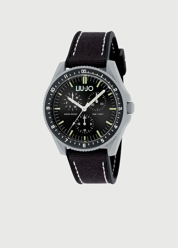 Black Men\'s Liu Jo Eco-Sustainable Watches | SKG-072415