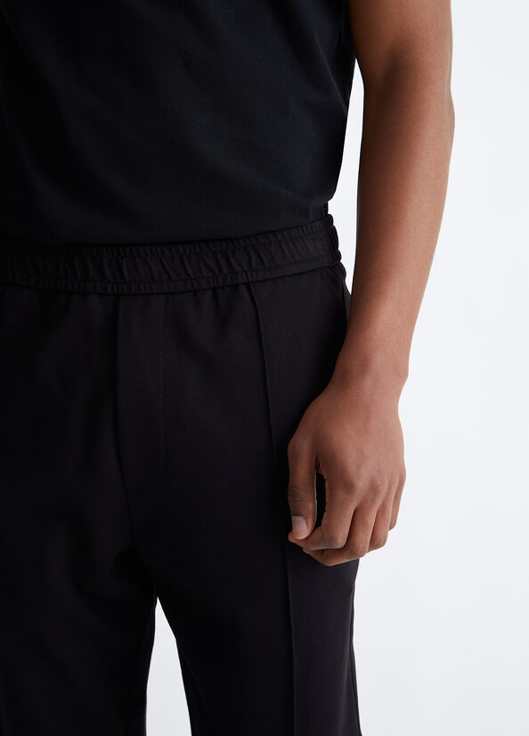 Black Men's Liu Jo Joggers Pants | XVQ-409513