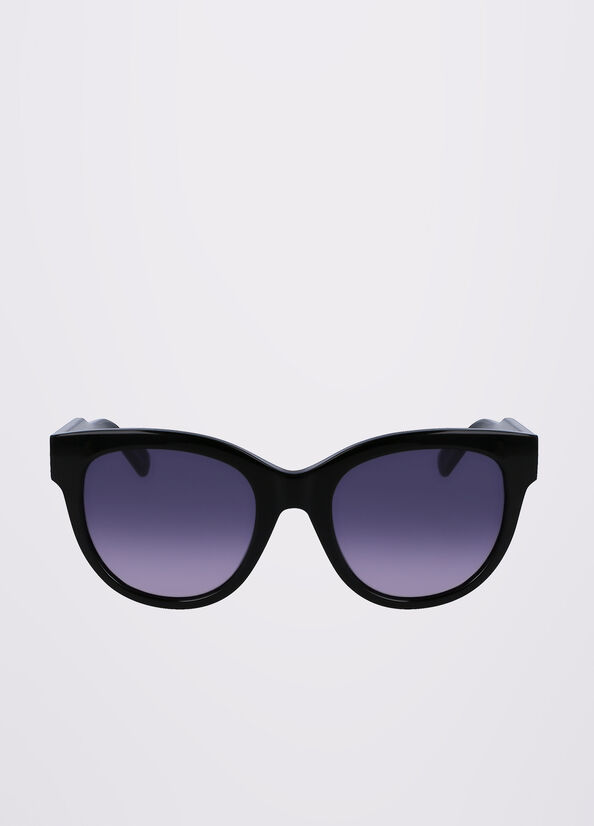 Black Women\'s Liu Jo Acetate Sunglasses | USJ-509268