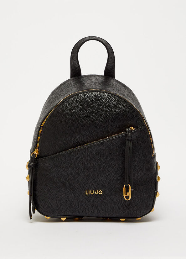 Black Women's Liu Jo Eco-Friendly Backpacks | EJW-654792