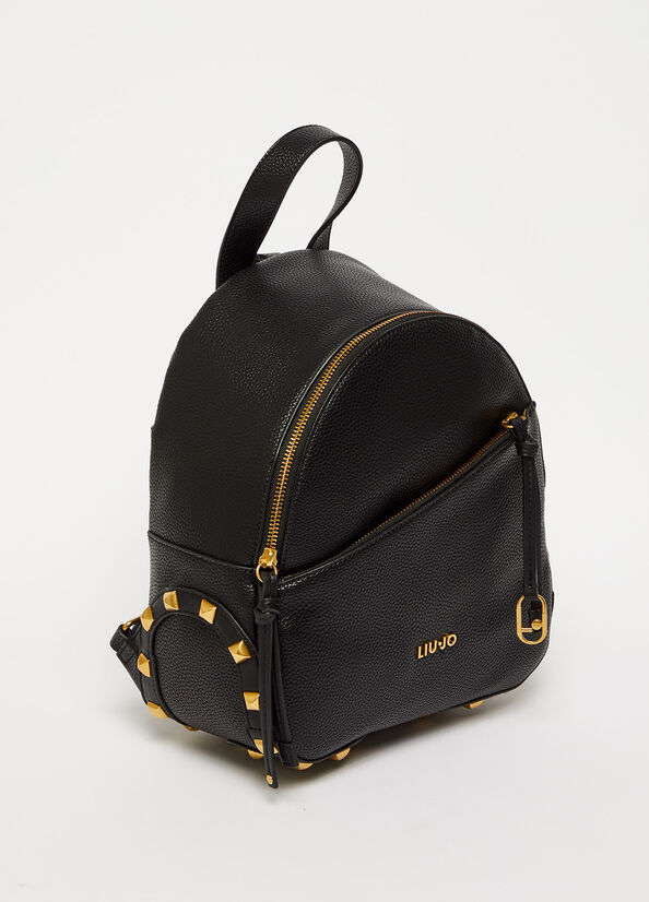 Black Women's Liu Jo Eco-Friendly Backpacks | EJW-654792