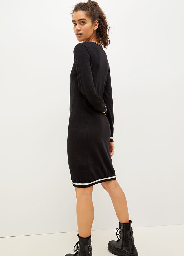 Black Women's Liu Jo Eco-Friendly Knit Dress | KIW-238910