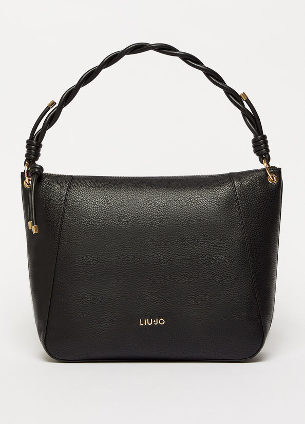 Black Women's Liu Jo Eco-Friendly Shoulder Bags | COL-637420