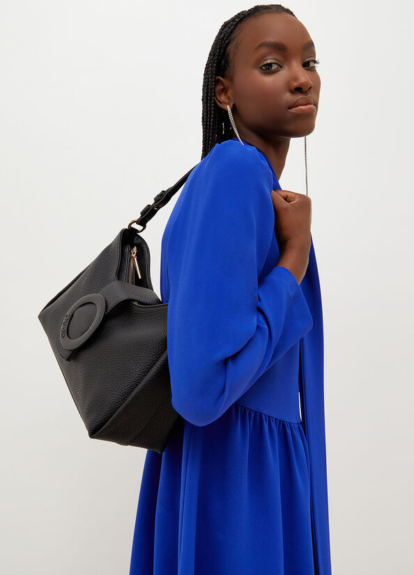Black Women\'s Liu Jo Eco-Friendly Shoulder Bags | TUM-401786