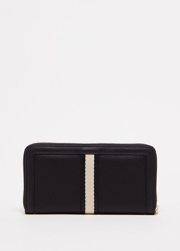 Black Women's Liu Jo Large Eco-Friendly Wallets | GVO-193275