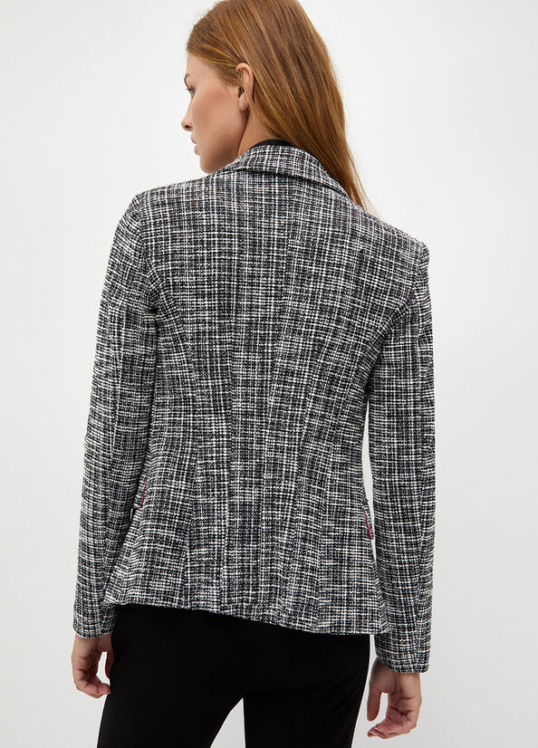 Black Women's Liu Jo Mat Blazer Jackets | REH-671259