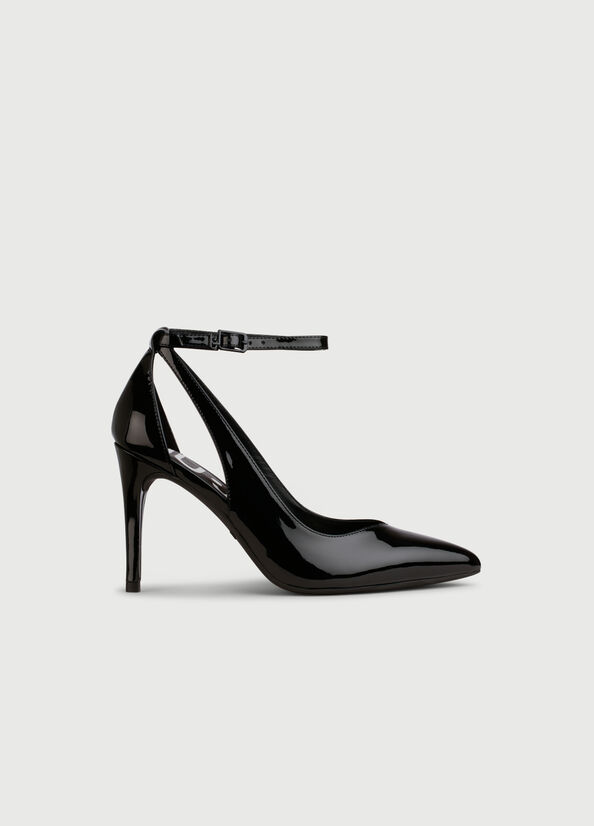 Black Women's Liu Jo Patent Leather High Heels | WKJ-896741