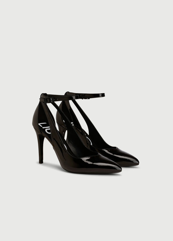 Black Women's Liu Jo Patent Leather High Heels | WKJ-896741