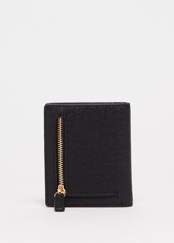 Black Women's Liu Jo Small With Logo Wallets | PYF-792143