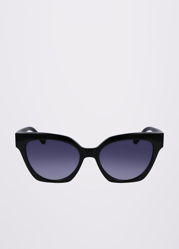 Black Women\'s Liu Jo With 3d Pattern Sunglasses | RQZ-271869