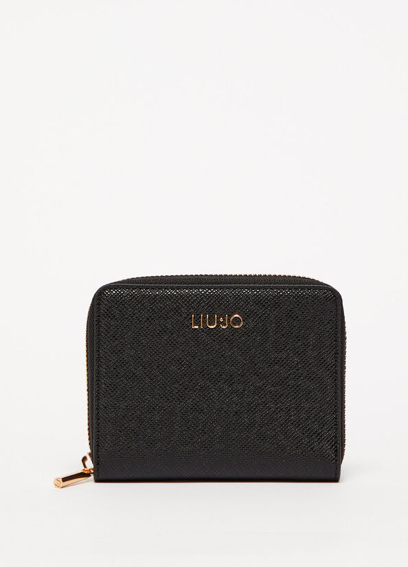 Black Women\'s Liu Jo Zip Around Wallets | POV-796245