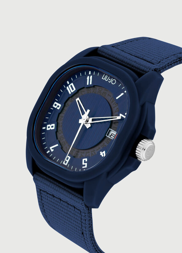 Blue Men's Liu Jo Eco-Sustainable Watches | LZD-953276