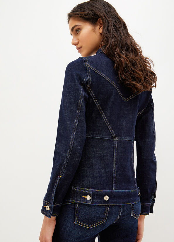 Blue Women's Liu Jo Denim Jackets | AYI-548701