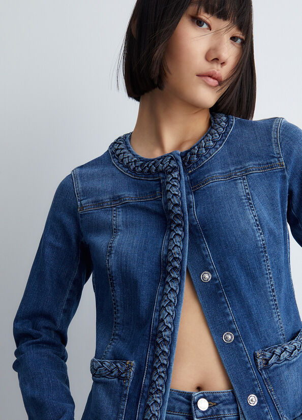 Blue Women's Liu Jo Denim Jackets | KOJ-124976