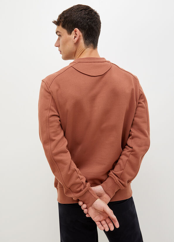 Brown Men's Liu Jo With Logo 1995 Sweaters | RIZ-198472