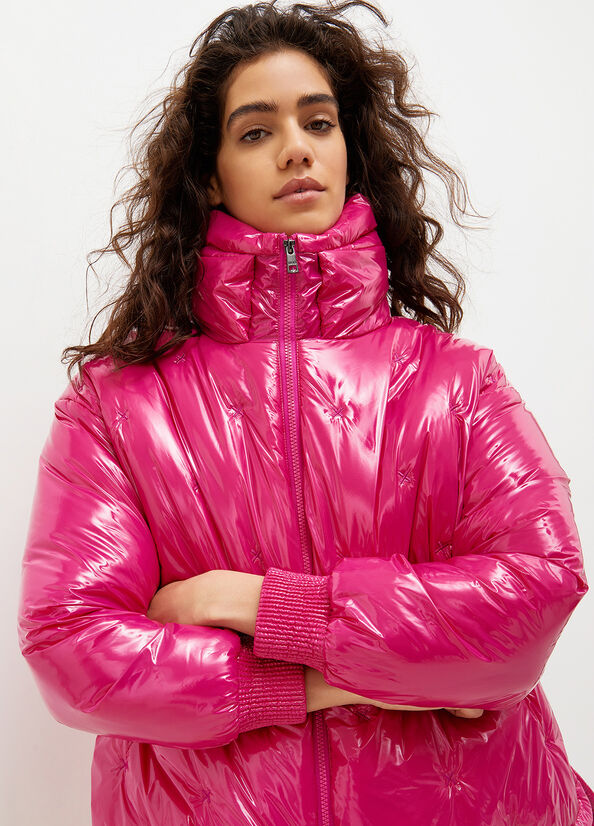 Fuchsia Women's Liu Jo Quilted Coats | KQE-421837