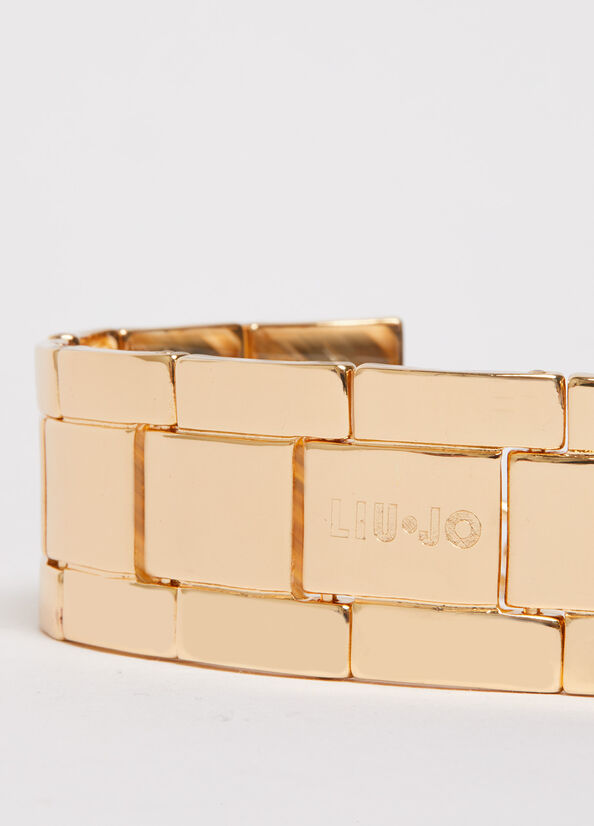 Gold Women's Liu Jo Gold-Tone Bracelet Jewelry | SBF-864925