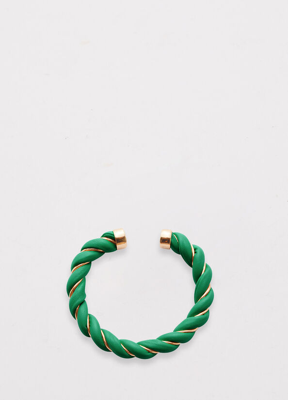 Green Women\'s Liu Jo Torchon-Effect Bracelet Jewelry | PGK-193258