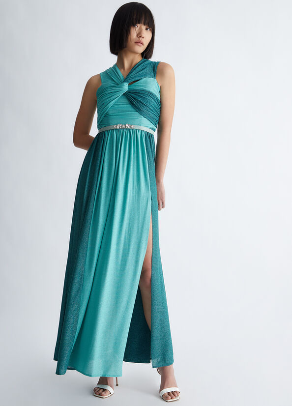 Light Turquoise Green Women\'s Liu Jo Formal Dress | UVC-185267