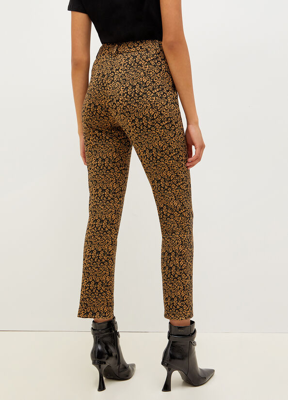 Metal Women's Liu Jo Animal Print Chinos Pants | EIJ-942385