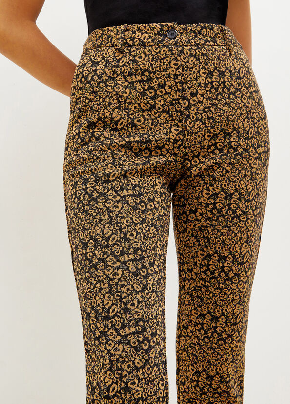 Metal Women's Liu Jo Animal Print Chinos Pants | EIJ-942385