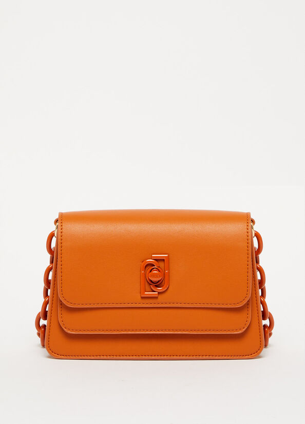 Orange Women's Liu Jo With Logo Handbag | DWS-741268