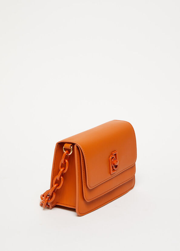 Orange Women's Liu Jo With Logo Handbag | DWS-741268