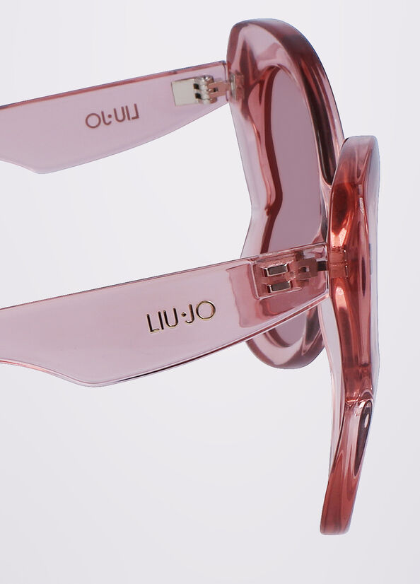 Pink Women's Liu Jo Butterfly Sunglasses | JQT-895731