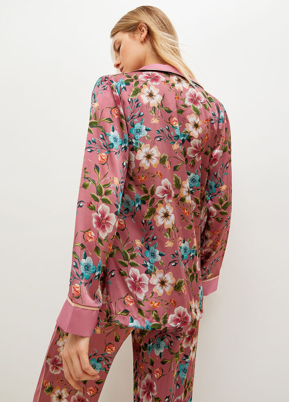 Pink Women's Liu Jo Floral Jackets | LDT-607813
