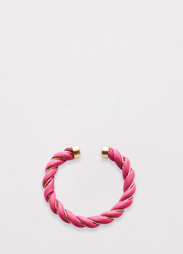 Pink Women\'s Liu Jo Torchon-Effect Bracelet Jewelry | TFK-930216