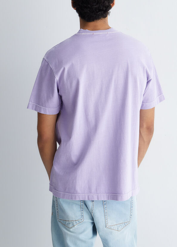 Purple Men's Liu Jo With Logo T Shirts | KHF-316504