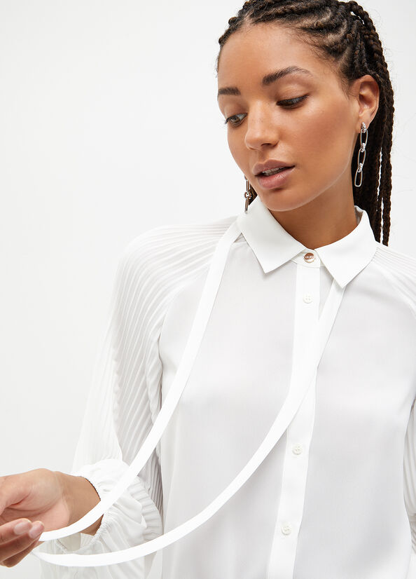 White Women's Liu Jo Eco-Friendly Shirts | QEA-246098