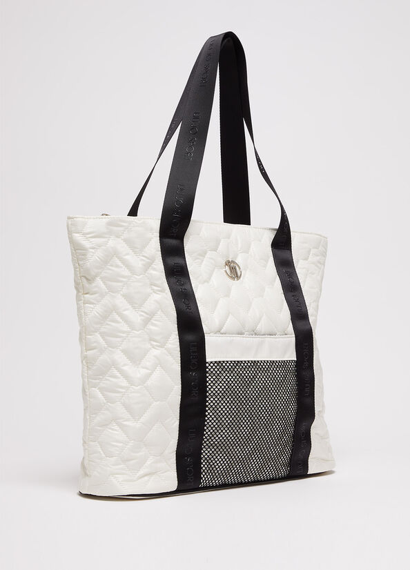 White Women's Liu Jo Eco-Friendly Shopper Bag | PWB-529160