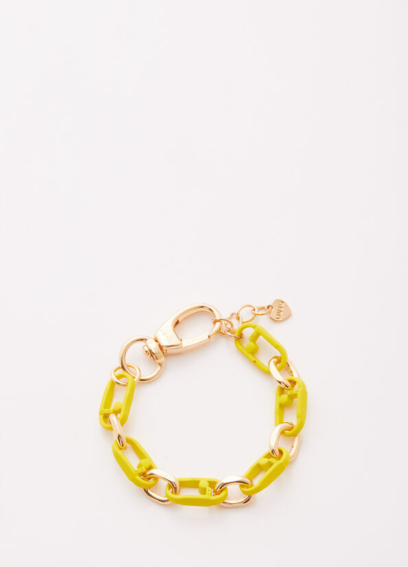 Yellow Women\'s Liu Jo Monogram Bracelet Jewelry | LAH-437592