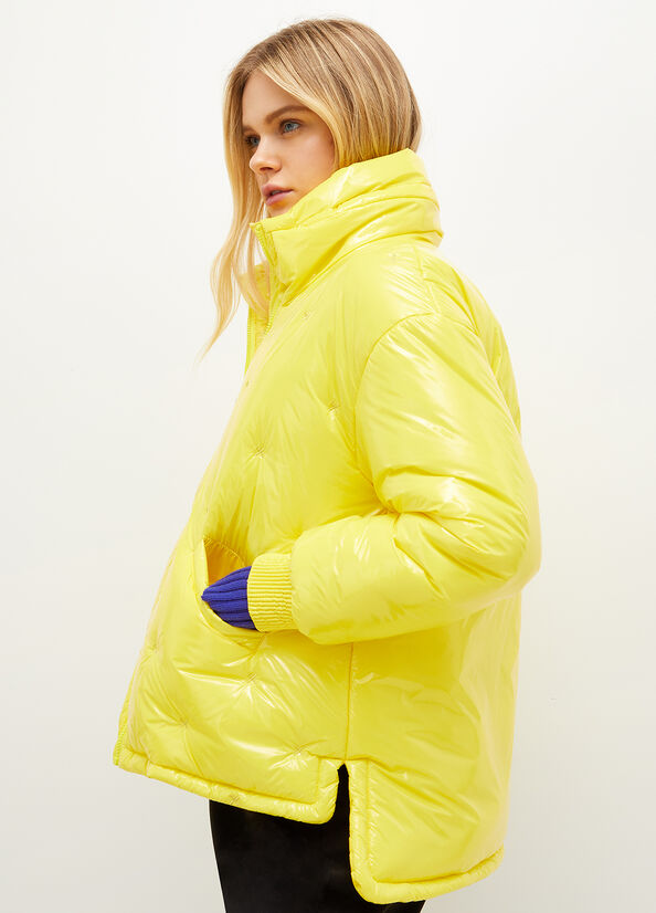 Yellow Women's Liu Jo Quilted Coats | NKX-631928