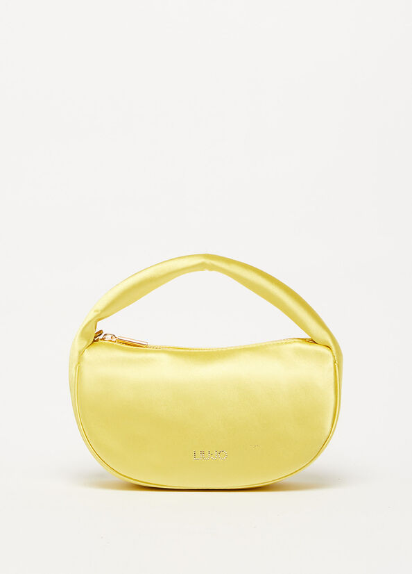 Yellow Women's Liu Jo With Logo Handbag | IKJ-153460