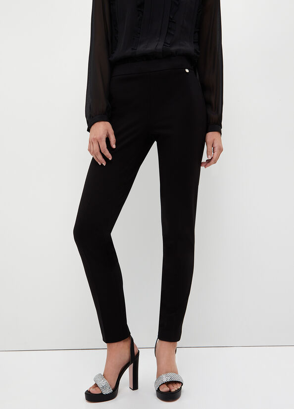 Black Women's Liu Jo Cigarette Pants | VAJ-784265