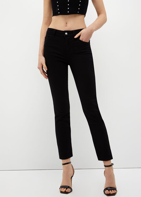 Black Women's Liu Jo Eco-Friendly Skinny Jeans | BLZ-354168