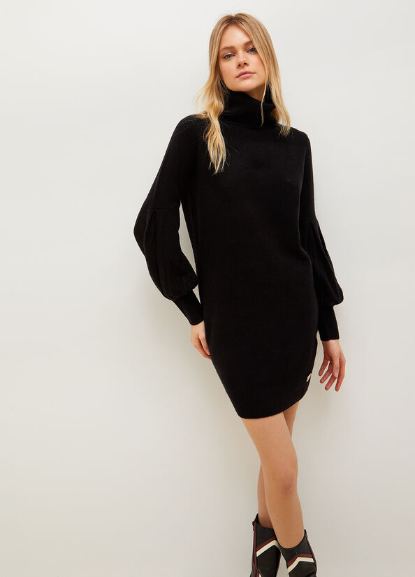 Black Women's Liu Jo Knit Dress | JWP-321458