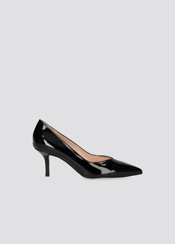 Black Women's Liu Jo Patent Leather High Heels | TLG-924671