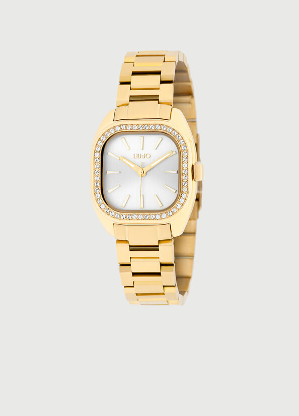 Gold Women's Liu Jo Steel With Diamantés Watches | BFP-631048