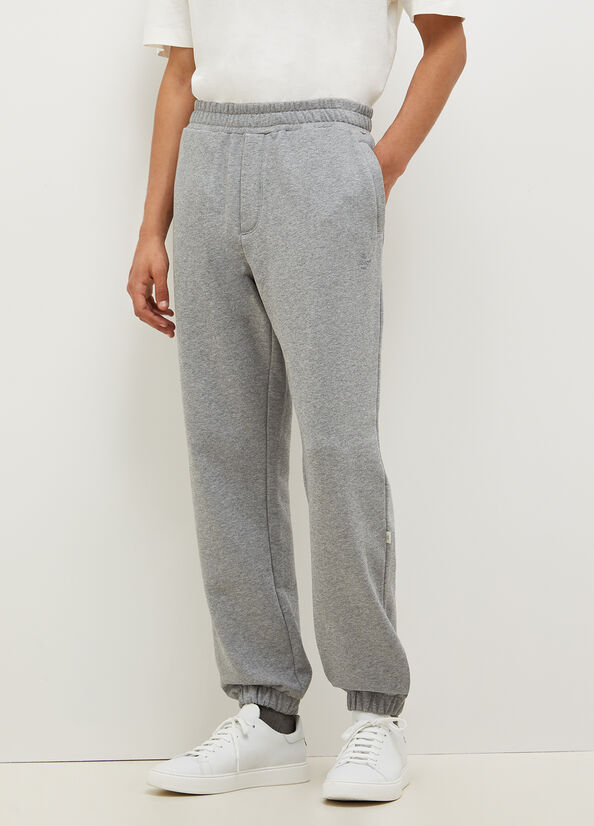 Grey Men's Liu Jo Plush Joggers Pants | ZLM-408319