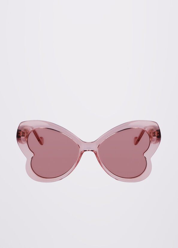 Pink Women's Liu Jo Butterfly Sunglasses | JQT-895731