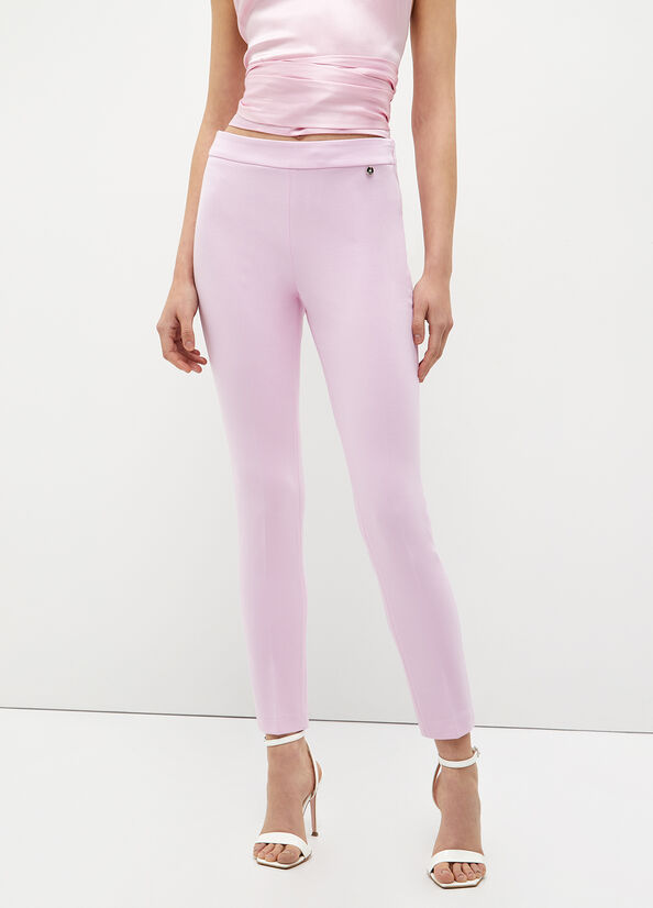 Pink Women's Liu Jo Cigarette Pants | RUA-506947